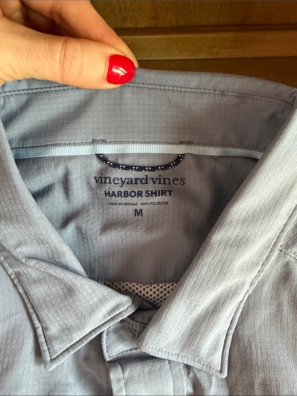 Zac Brown band - Vineyard Vines Light Blue Harbor Button-Up Shirt